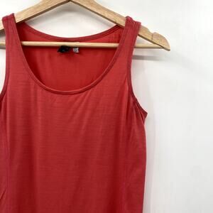 Ibex XS pink merino wool tank top
